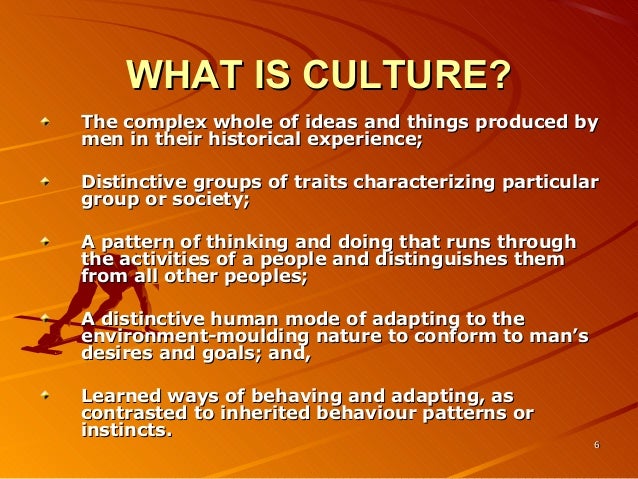 importance of culture in sociology how culture is important in life